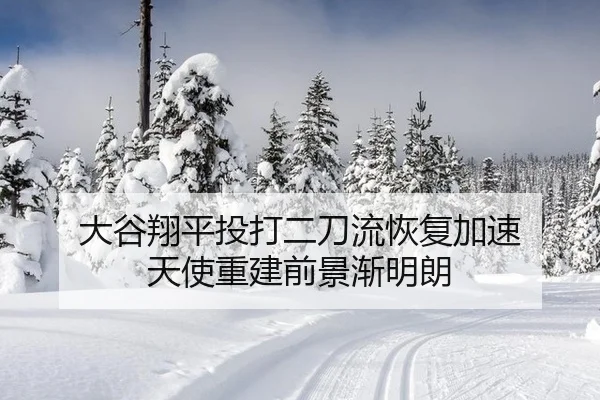 大谷翔平投打二刀流恢复加速 天使重建前景渐明朗